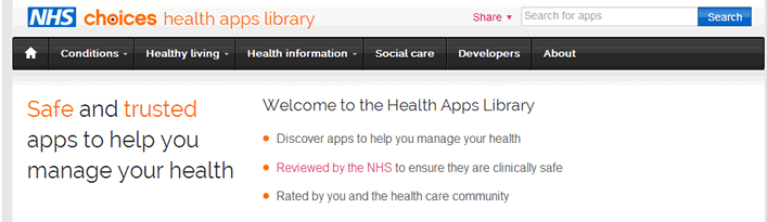 NHS Health Apps Library